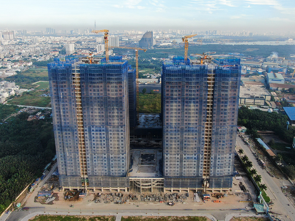 CẤT NÓC DỰ ÁN Q7 SAIGON RIVERSIDE COMPLEX